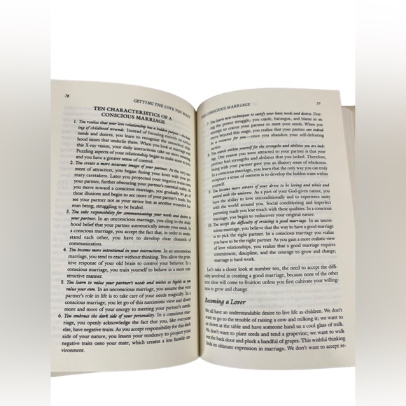 Getting the Love you want A Guide for Couples hard cover Book - Picture 6 of 7